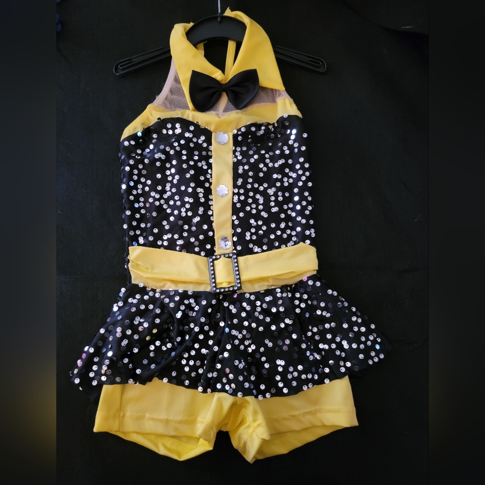 Costume Gallery Black Sparkly Tap Jazz Costume
